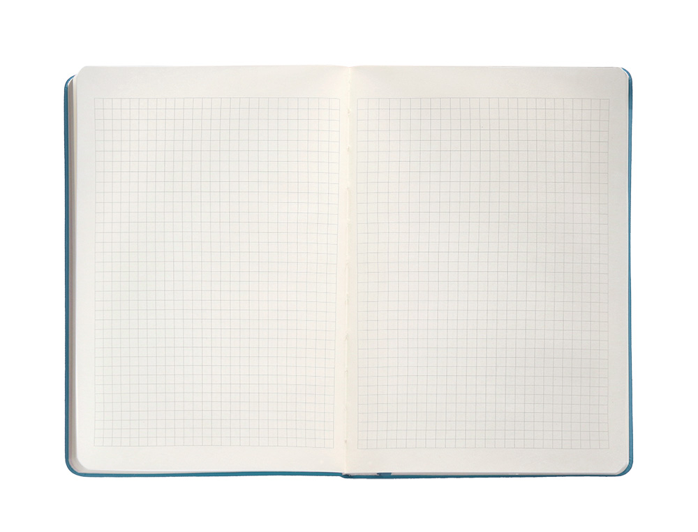 CADERNO COM ELASTICO ANTARTIK NOTES CAPA DURA A4 QUADRICULADO AZUL CLARO 100 FOLHAS 80 GR FSC