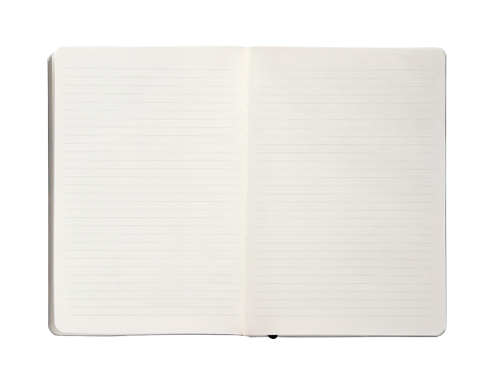 CADERNO COM ELASTICO ANTARTIK NOTES CAPA MOLE A5 PAUTADO PRETO 80 FOLHAS 80 GR FSC