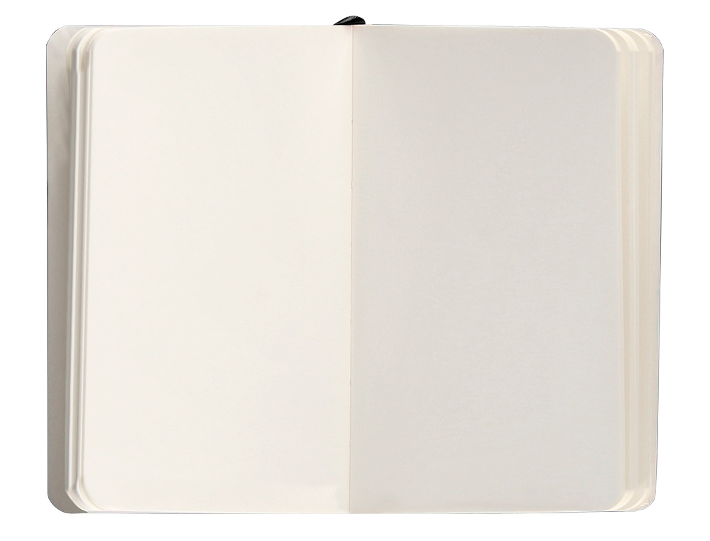 CADERNO COM ELASTICO ANTARTIK NOTES CAPA MOLE A6 LISO PRETO 100 FOLHAS 80 GR FSC