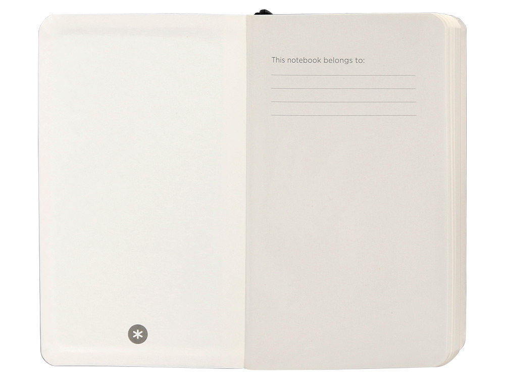 CADERNO COM ELASTICO ANTARTIK NOTES CAPA MOLE A6 LISO PRETO 100 FOLHAS 80 GR FSC