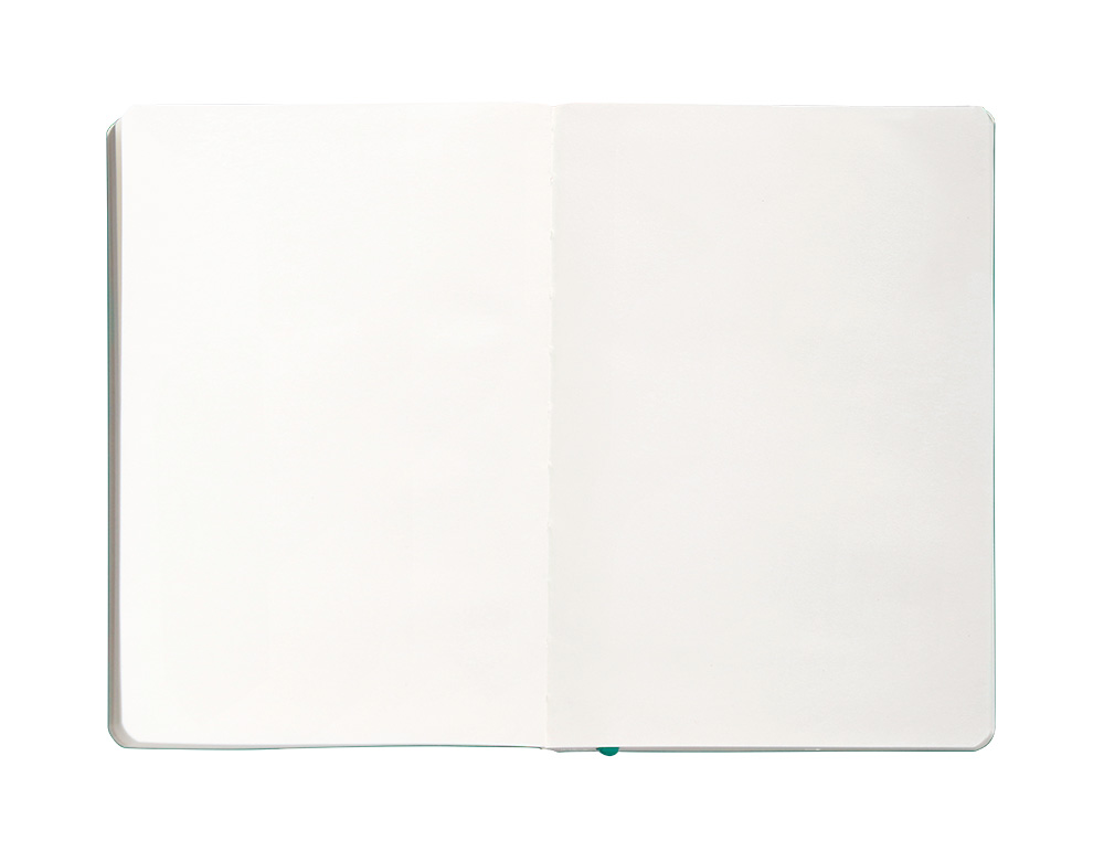 CADERNO COM ELASTICO ANTARTIK NOTES CAPA MOLE A5 LISO TURQUESA 80 FOLHAS 80 GR FSC