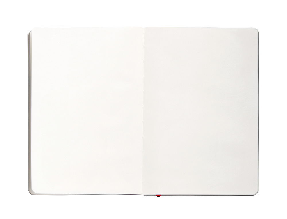 CADERNO COM ELASTICO ANTARTIK NOTES CAPA MOLE A5 LISO PRETO E VERMELHO 80 FOLHAS 80 GR FSC