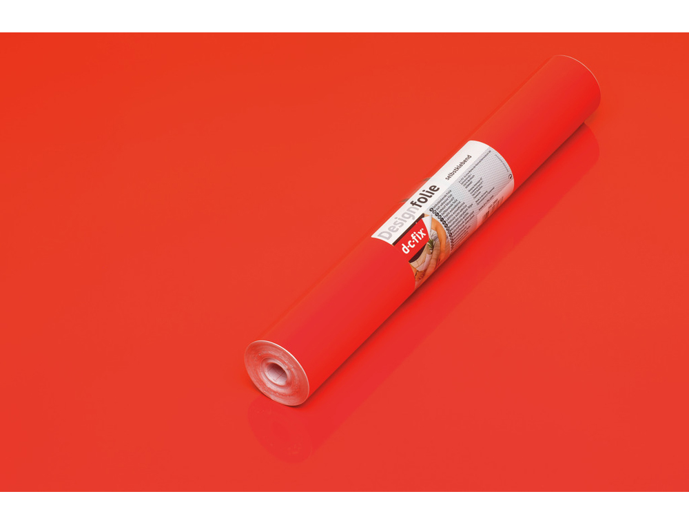 ROLO ADESIVO DC-FIX VERMELHAO LARGURA 45 CM COMPRIMENTO 15 MT
