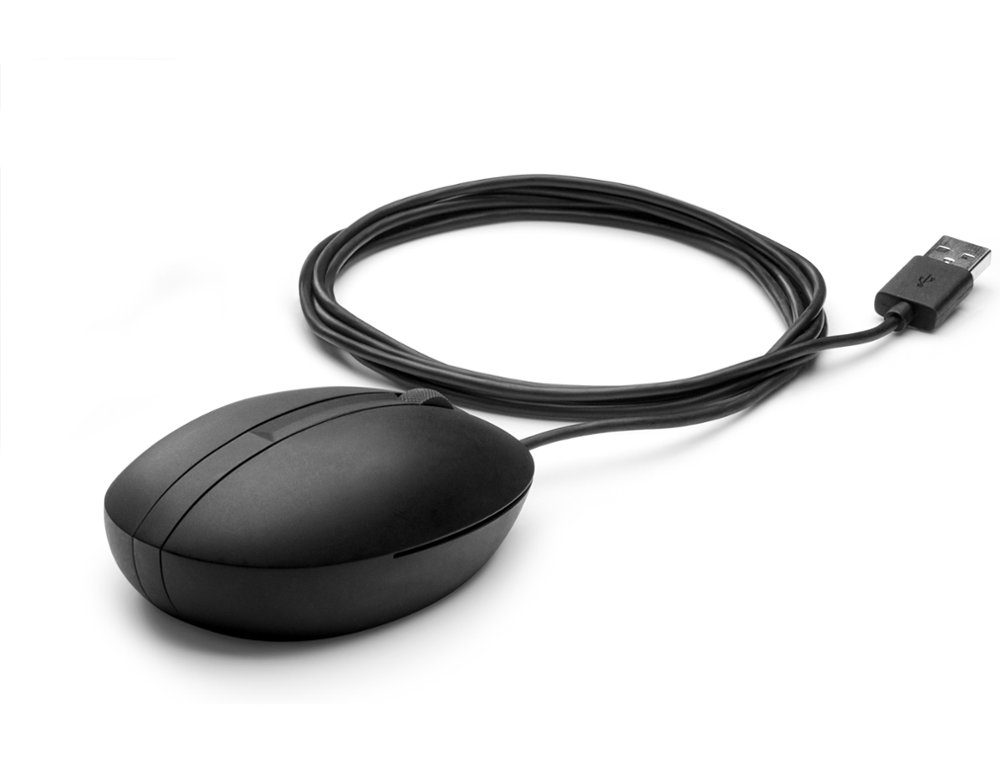 RATO HP 320M OTICO 1000 DPI USB-A COMPRIMENTO CABO 180 CM COR PRETO