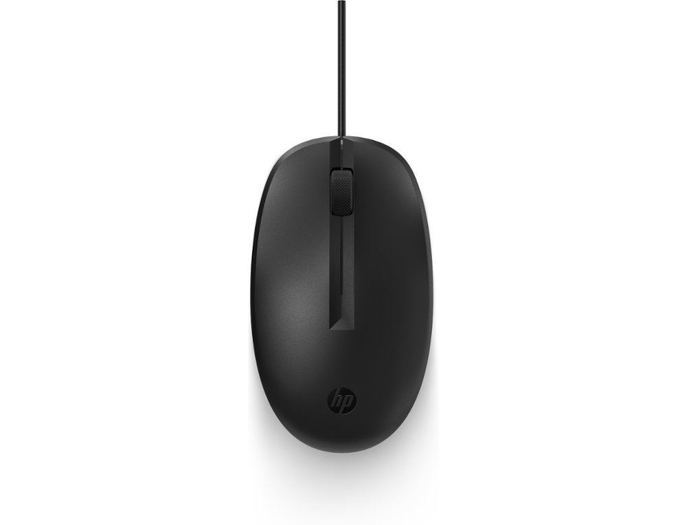 RATO HP 128 LASER 3 BOTOES 1200 DPI USB-A COMPRIMENTO CABO 180 CM COR PRETO