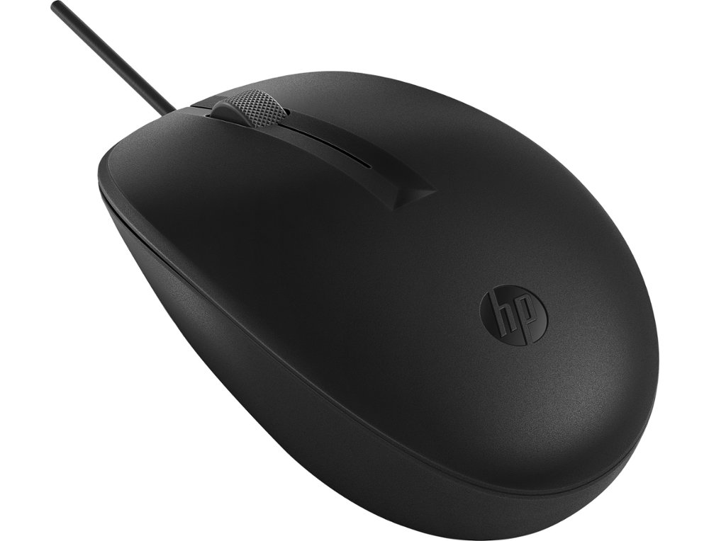 RATO HP 128 LASER 3 BOTOES 1200 DPI USB-A COMPRIMENTO CABO 180 CM COR PRETO