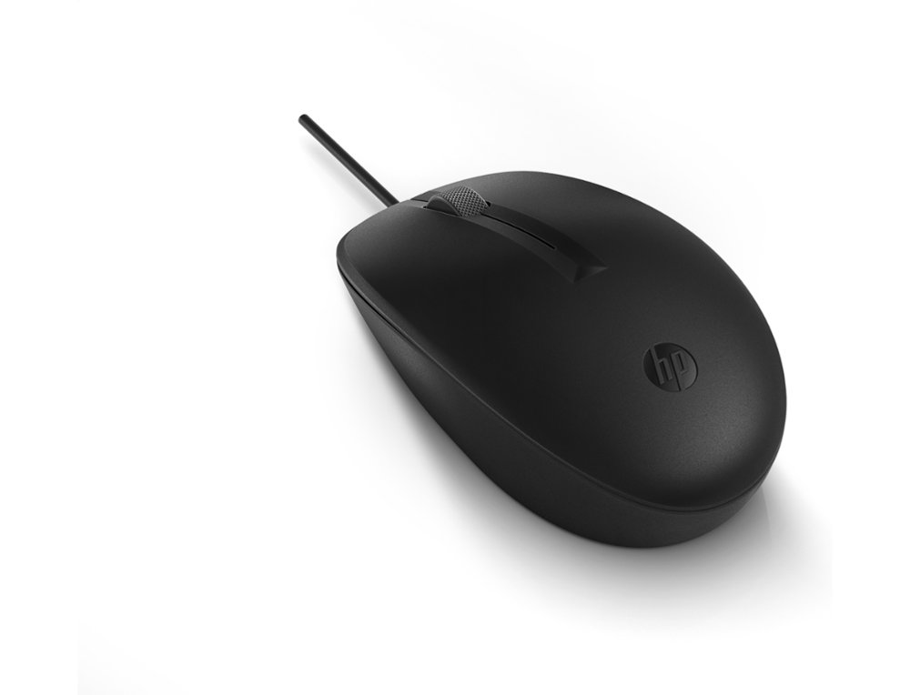RATO HP 128 LASER 3 BOTOES 1200 DPI USB-A COMPRIMENTO CABO 180 CM COR PRETO