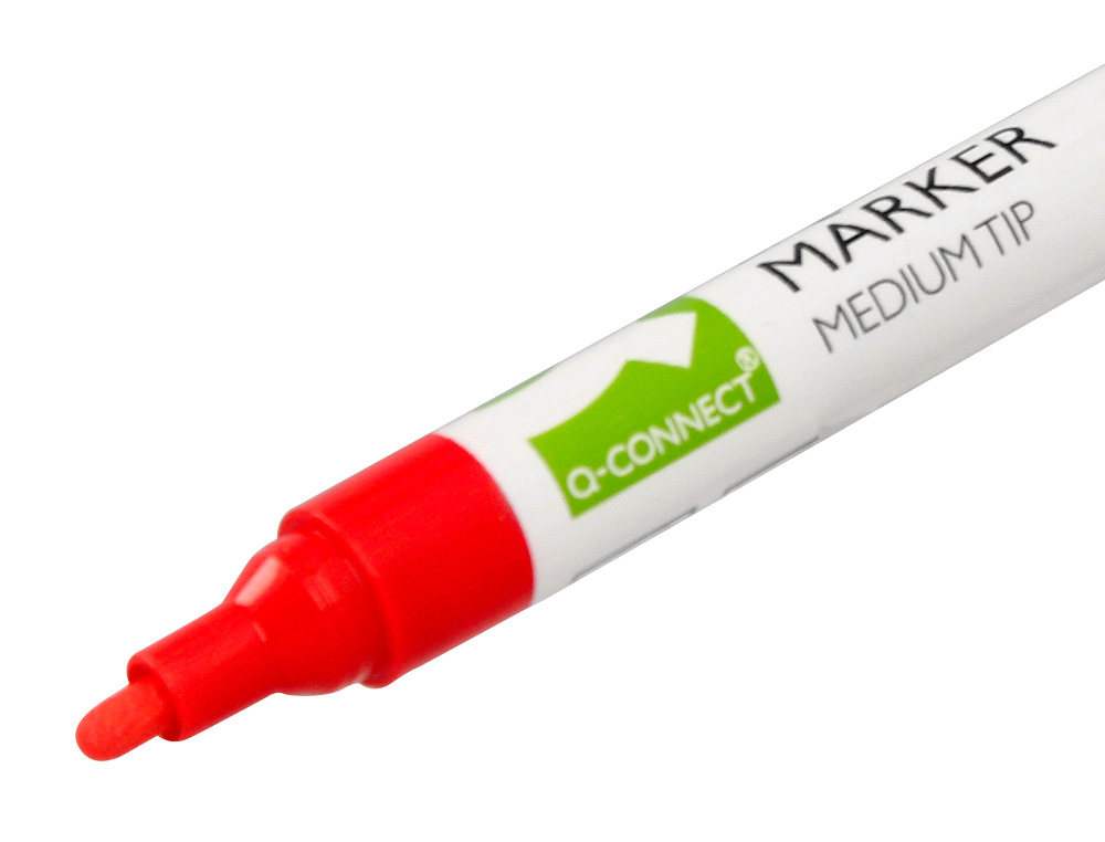 MARCADOR Q-CONNECT GIZ LIQUIDO PONTA REDONDA TRACO 3 MM CAIXA DE 8 UNIDADES CORES SORTIDAS