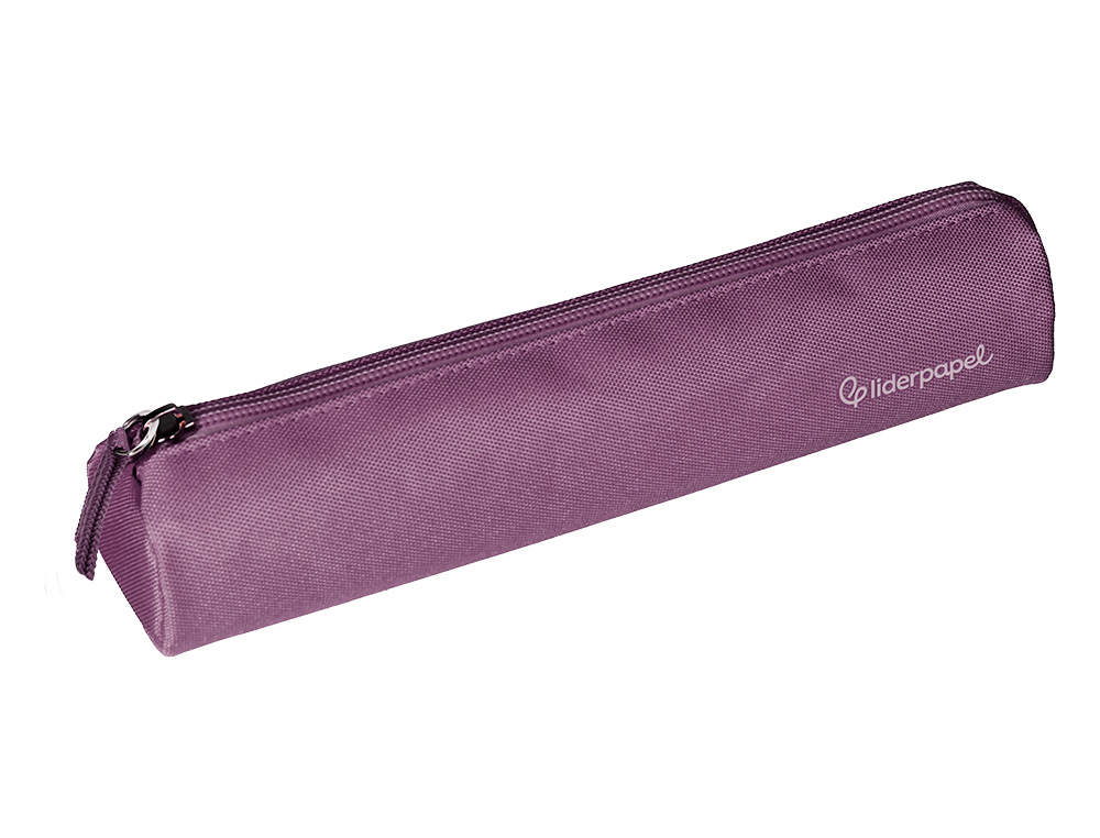 ESTOJO ESCOLAR LIDERPAPEL CILINDRICO ESTREITO 220X45 MM ROXO