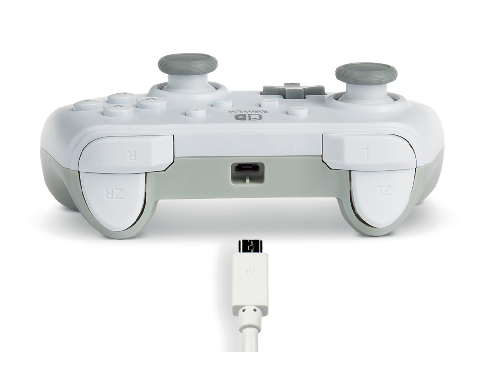 COMANDO POWER A COM CABO PARA NINTENDO SWITCH BRANCO