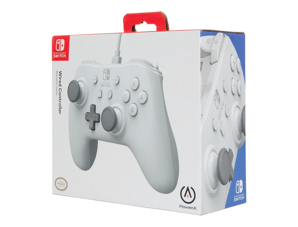 COMANDO POWER A COM CABO PARA NINTENDO SWITCH BRANCO