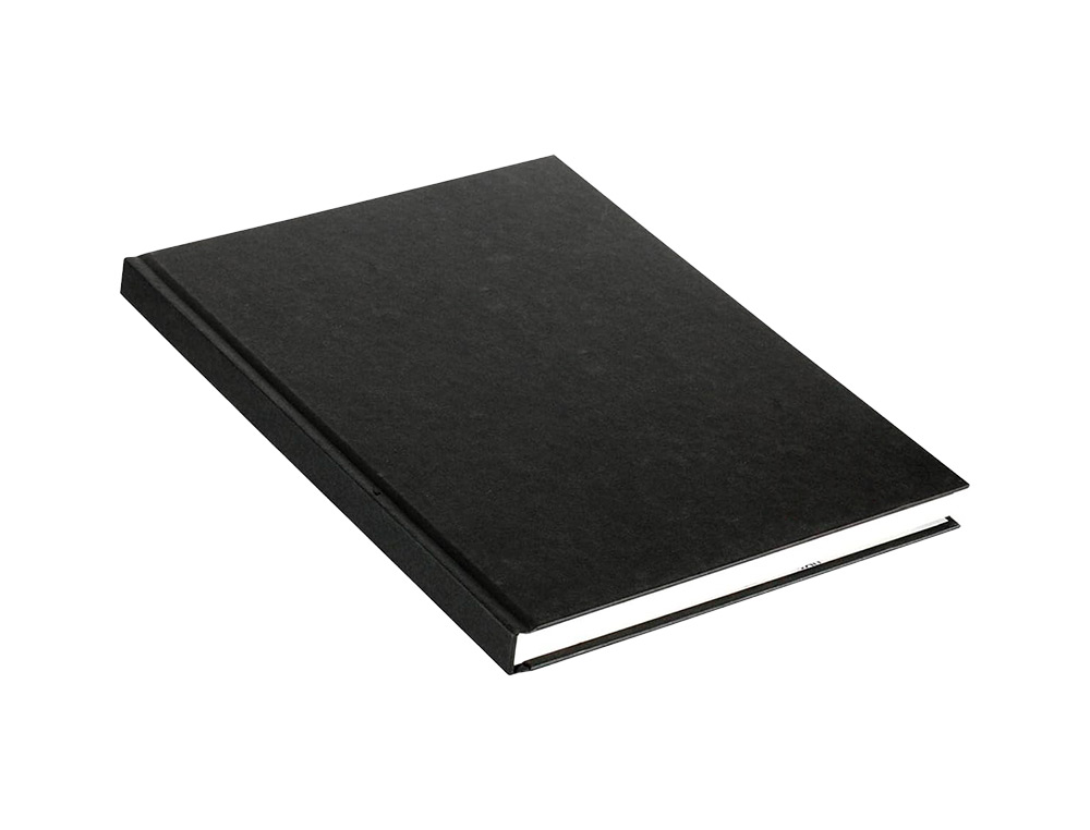 DIARIO GRAFICO ENCADERNADO LIDERPAPEL DIN A6 148X105 MM 100 FOLHAS 100 GR COR PRETA