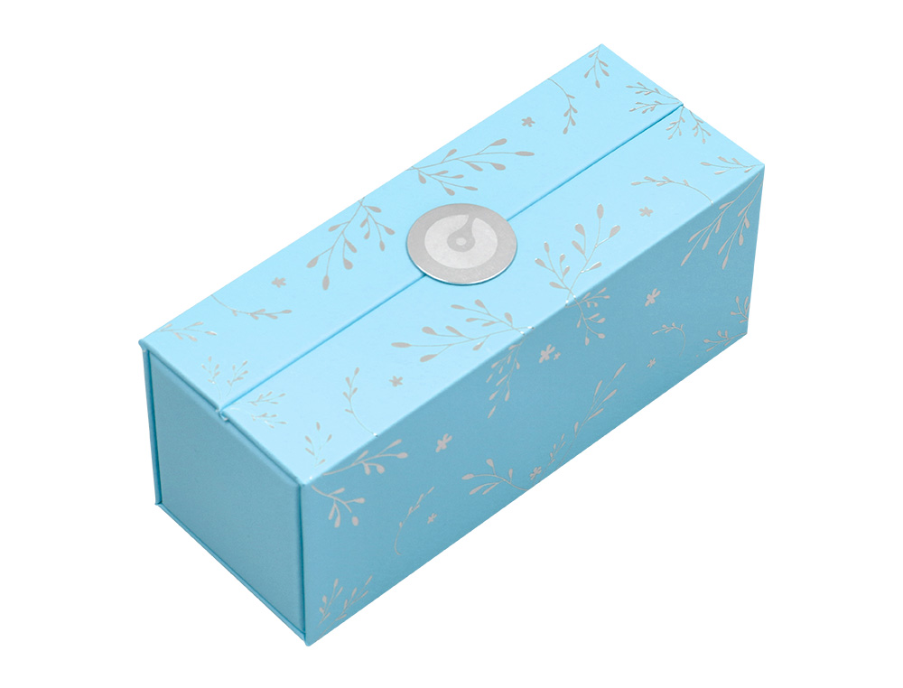 CANETA BELIUS BELLA ALUMINIO COR AZUL CELESTE DESENHO PRATEADO RELEVO TINTA AZUL CAIXA DE DESIGN