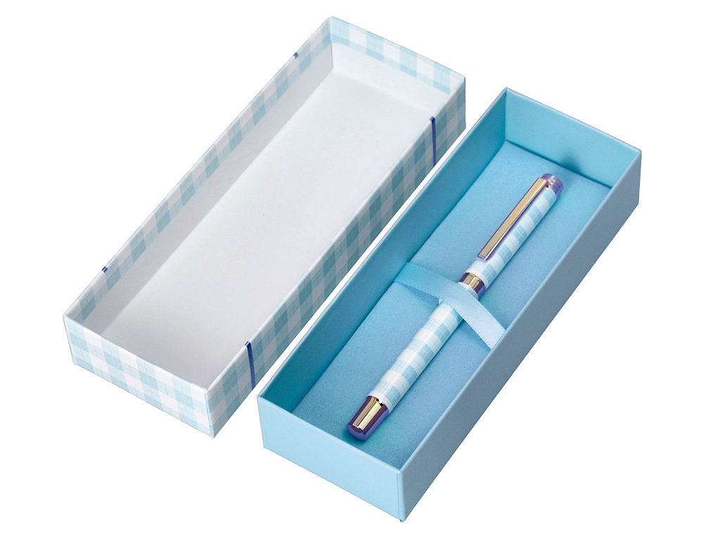 ROLLER BELIUS PICNIC ALUMINIO COR AZUL CELESTE DOURADO TINTA COR PRETO CAIXA DE DESIGN