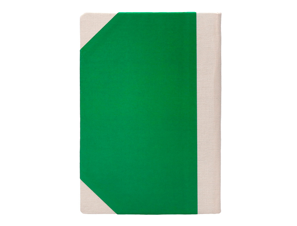 LIVRO DE CARTAO COSIDO FERNANDES FLECHA DIN A4+ LISO 50 FOLHAS 100 GR VERDE