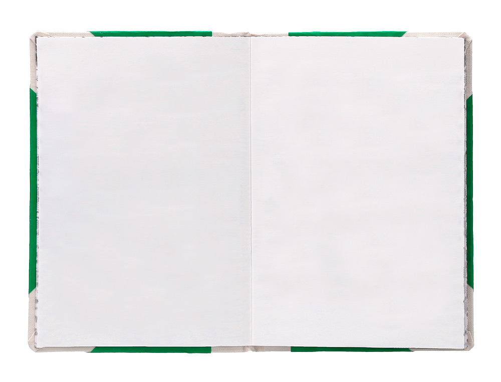 LIVRO DE CARTAO COSIDO FERNANDES FLECHA DIN A4+ LISO 50 FOLHAS 100 GR VERDE