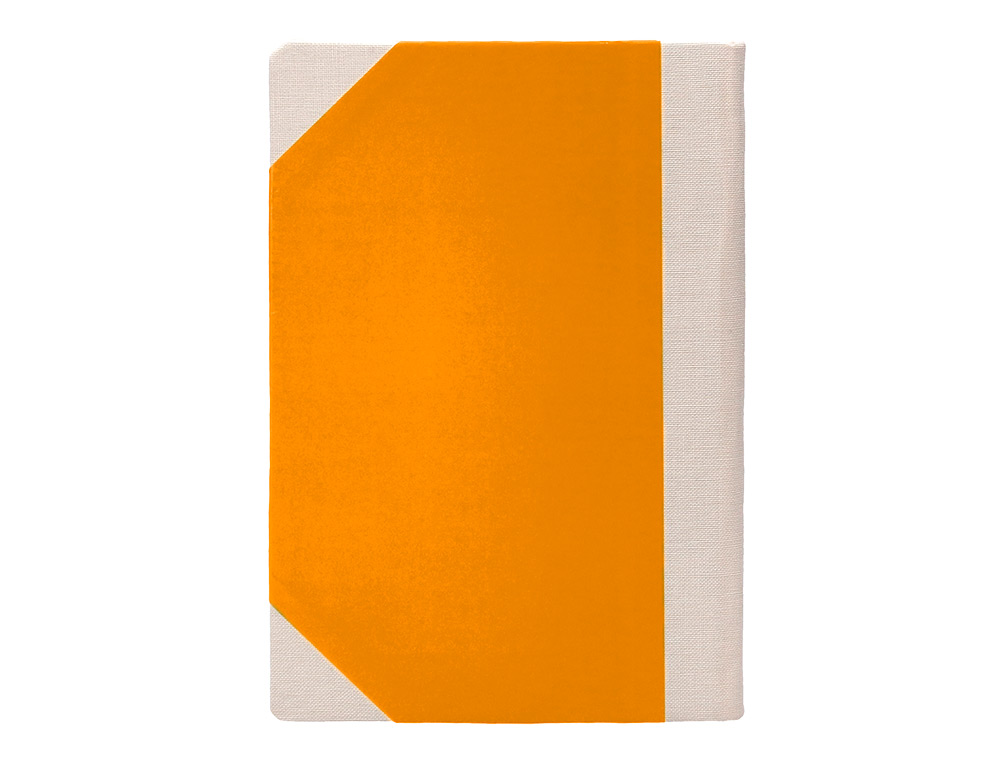 LIVRO DE CARTAO COSIDO FERNANDES FLECHA DIN A4+ PAUTADO 50 FOLHAS 100 GR LARANJA