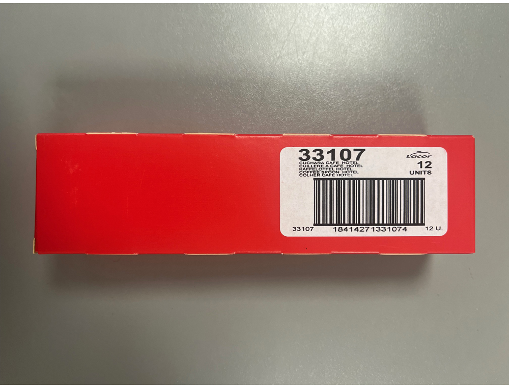COLHER CAFE LACOR MESA HOTEL ACO INOXIDAVEL 18/10 COMPRIMENTO 130 MM