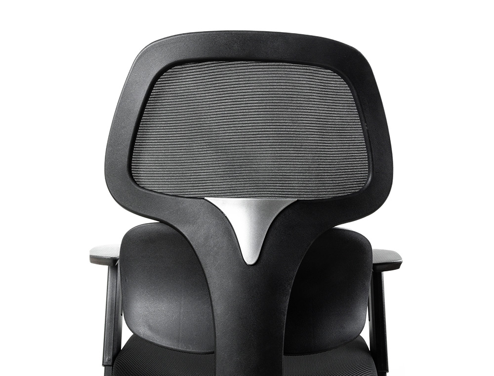 CADEIRA Q-CONNECT ESCRITORIO ANCONA MALHA BASE METALICA ALT MAX 1110 LARG 660 PROF 590 RODAS PREMIUM COR PRETO