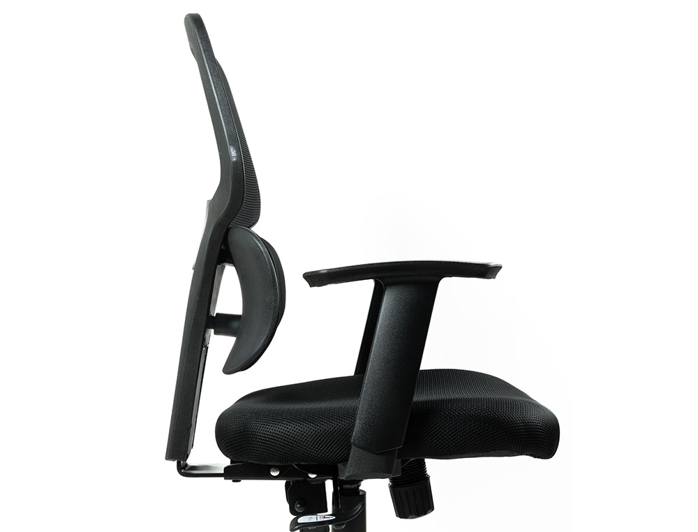 CADEIRA Q-CONNECT ESCRITORIO ANCONA MALHA BASE METALICA ALT MAX 1110 LARG 660 PROF 590 RODAS PREMIUM COR PRETO