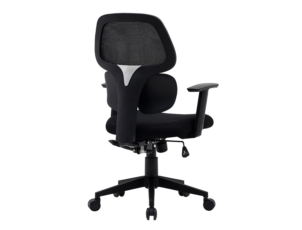 CADEIRA Q-CONNECT ESCRITORIO ANCONA MALHA BASE METALICA ALT MAX 1110 LARG 660 PROF 590 RODAS PREMIUM COR PRETO