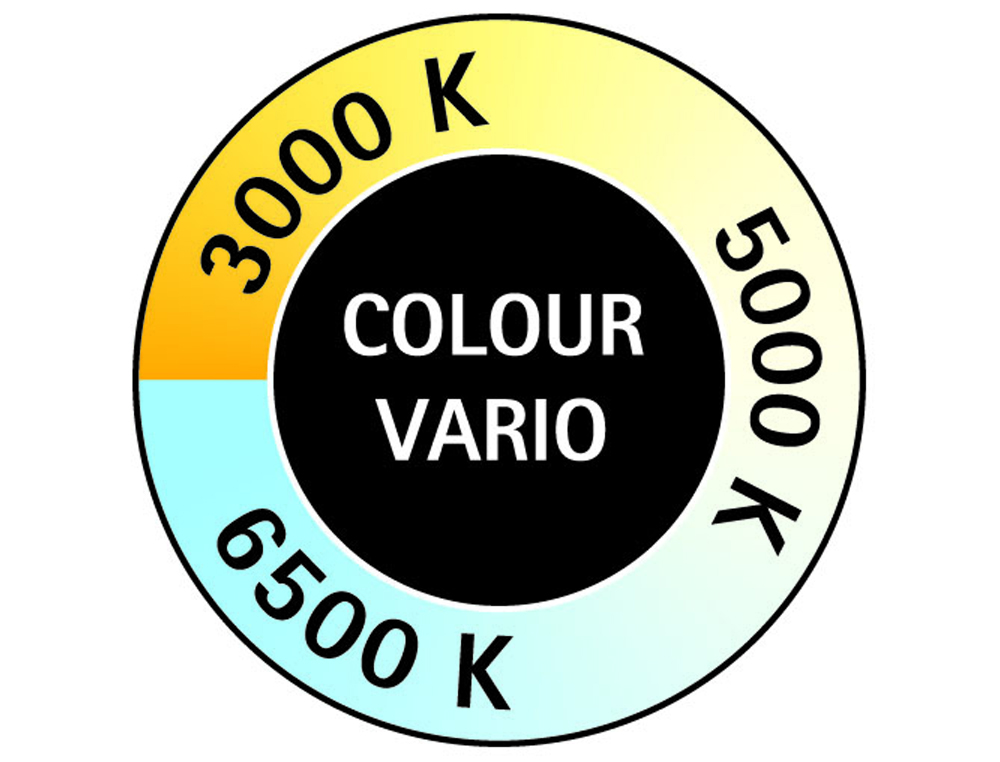 CANDEEIRO DE ESCRITORIO MAUL LED PEARLY TRES NIVEIS INTENSIDADE COR PRETO 106X375X357 MM