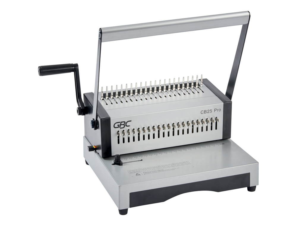 ENCADERNADORA PARA ESPIRAL GBC COMBBIND CB25 PRO PERFURA 25 FOLHAS TAMANHO A4 ENCADERNA 500 FOLHAS
