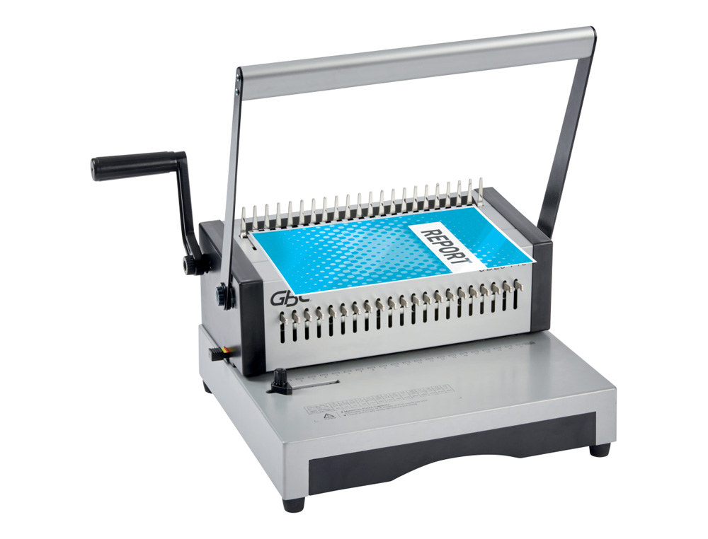 ENCADERNADORA PARA ESPIRAL GBC COMBBIND CB25 PRO PERFURA 25 FOLHAS TAMANHO A4 ENCADERNA 500 FOLHAS