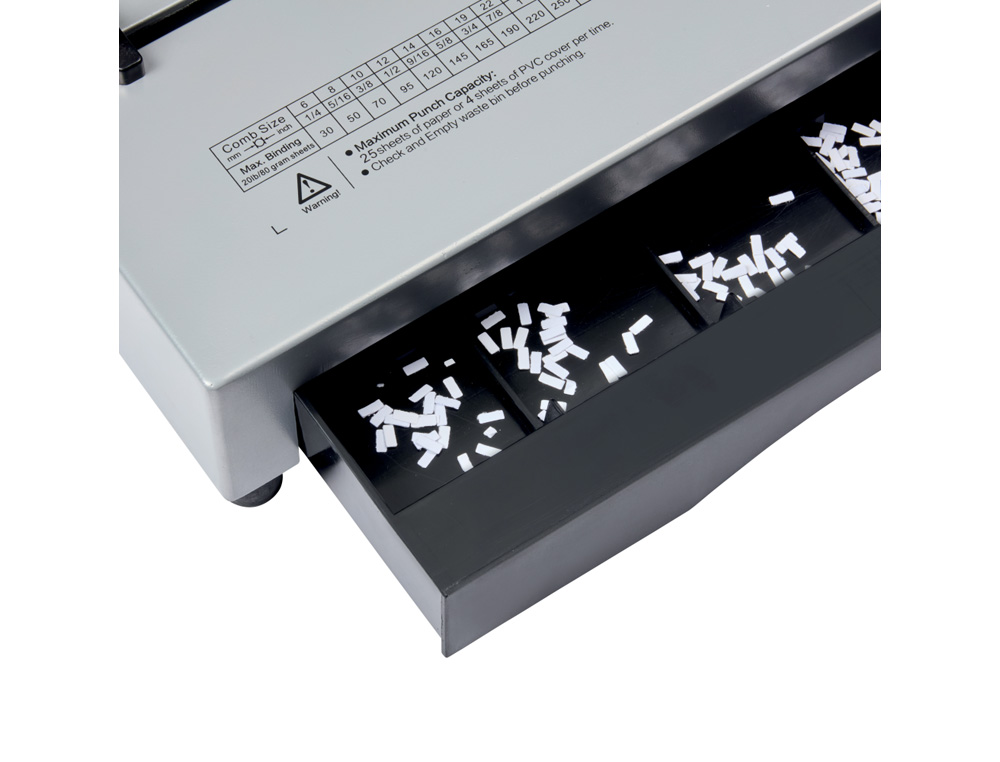 ENCADERNADORA PARA ESPIRAL GBC COMBBIND CB25 PRO PERFURA 25 FOLHAS TAMANHO A4 ENCADERNA 500 FOLHAS
