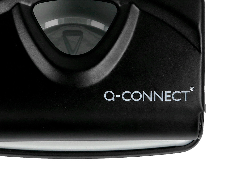 FURADOR Q-CONNECT KF14220 PRETO ABERTURA 2,7 MM CAPACIDADE 30 FOLHAS
