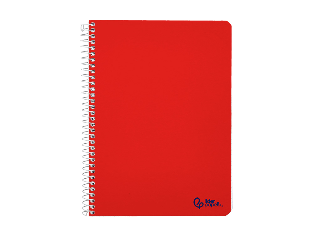 CADERNO ESPIRAL LIDERPAPEL SMART MICRO DIN A4 CAPA SUAVE 80 F 75GR PAUTADO 7 MM DUPLA MARGEM 4 FUROS CORES SORTIDAS