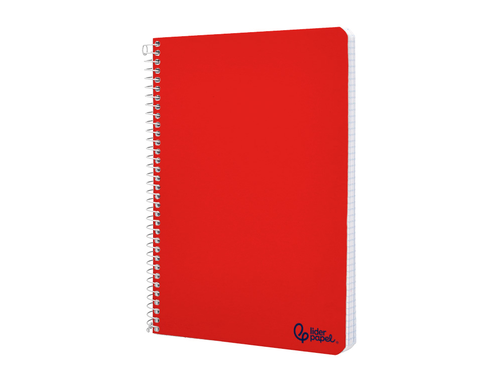CADERNO ESPIRAL LIDERPAPEL SMART MICRO DIN A4 CAPA SUAVE 80 F 75GR PAUTADO 7 MM DUPLA MARGEM 4 FUROS CORES SORTIDAS