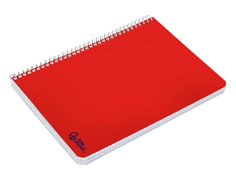 CADERNO ESPIRAL LIDERPAPEL SMART MICRO DIN A4 CAPA SUAVE 80 F 75GR PAUTADO 7 MM DUPLA MARGEM 4 FUROS CORES SORTIDAS