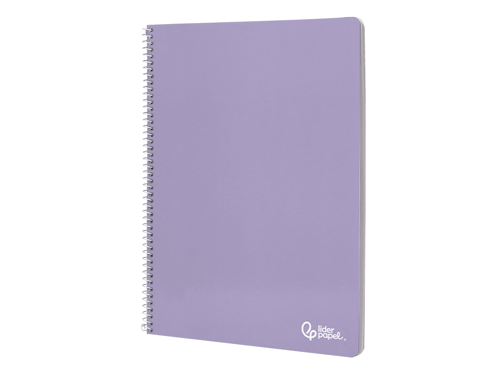 CADERNO ESPIRAL LIDERPAPEL SMART MICRO DIN A5 CAPA SUAVE 80 F 75 GR PAUTADO DUPLA MARGEM 6 FUROS CORES SORTIDAS
