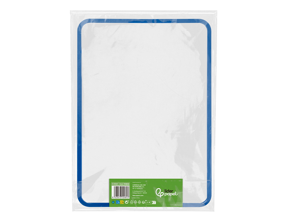 QUADRO BRANCO LIDERPAPEL 30X42 CM MAGNETICO DUPLA FACE LISO COM MARCADOR IMAN E APAGADOR