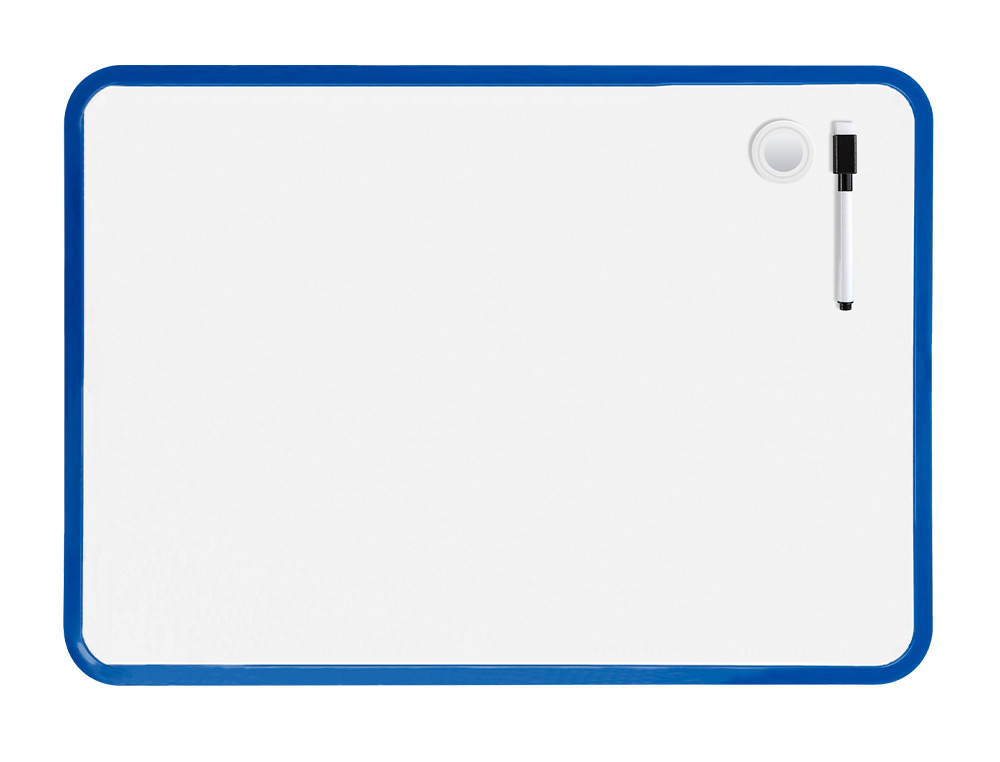 QUADRO BRANCO LIDERPAPEL 30X42 CM MAGNETICO DUPLA FACE LISO COM MARCADOR IMAN E APAGADOR