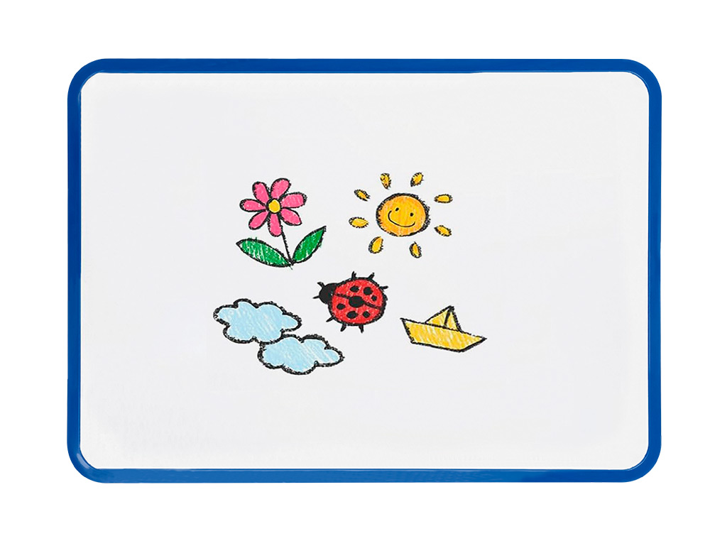 QUADRO BRANCO LIDERPAPEL 30X42 CM MAGNETICO DUPLA FACE LISO COM MARCADOR IMAN E APAGADOR