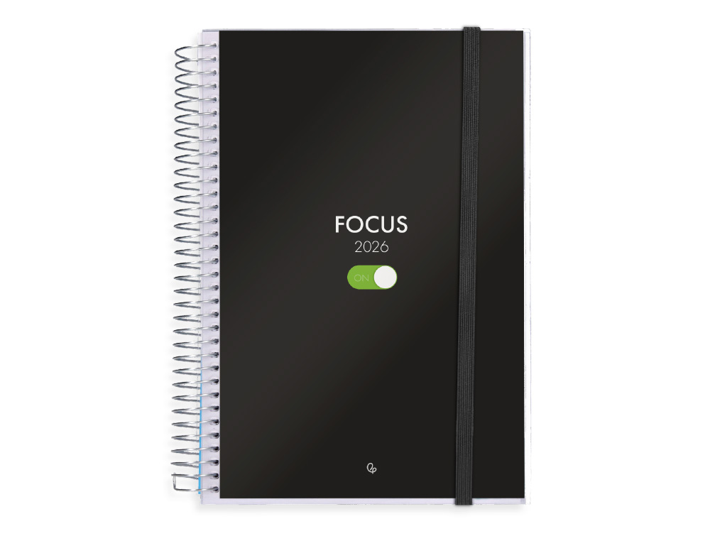 AGENDA ESPIRAL LIDERPAPEL TINOS A6 2026 SEMANA VISTA DESIGN 1 PAPEL 70 GR FSC