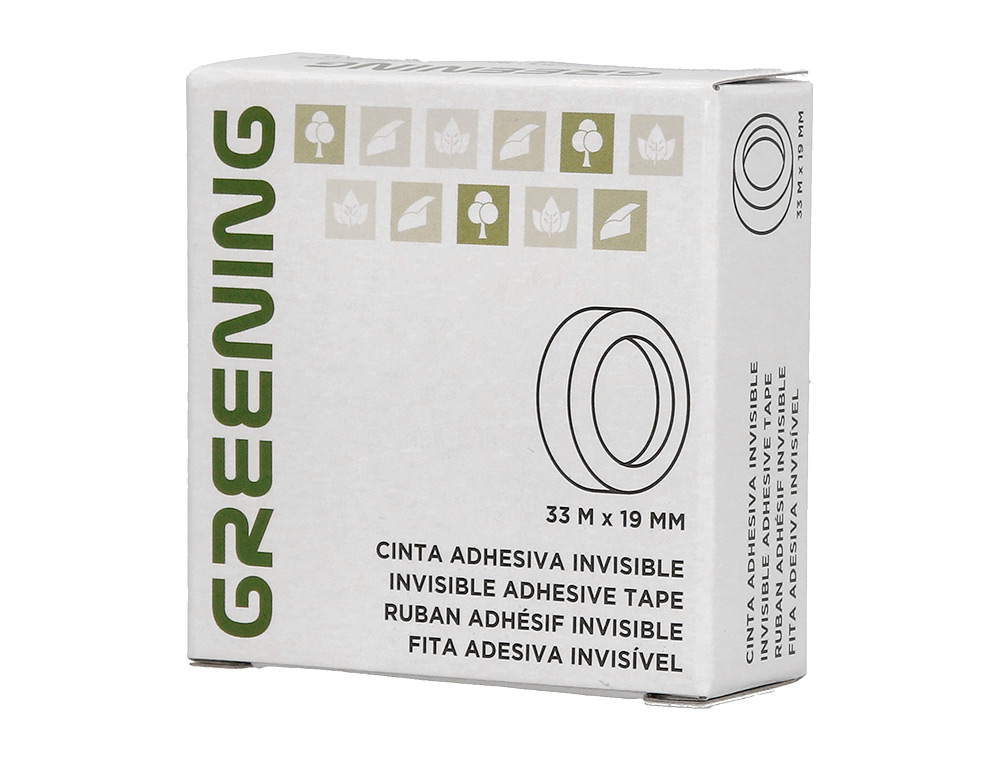 FITA ADESIVA GREENING INVISIVEL 33 MT X 19 MM