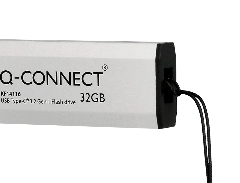 PEN DRIVE USB Q-CONNECT FLASH DRIVE 32 GB 3.2 TIPO C