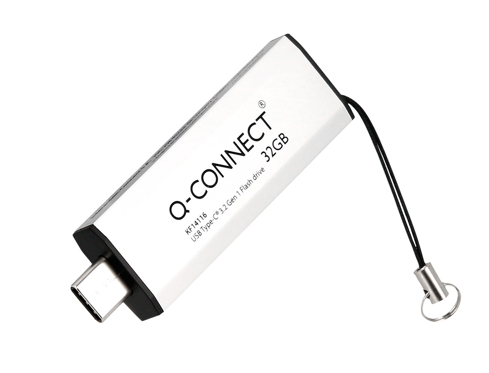 PEN DRIVE USB Q-CONNECT FLASH DRIVE 32 GB 3.2 TIPO C