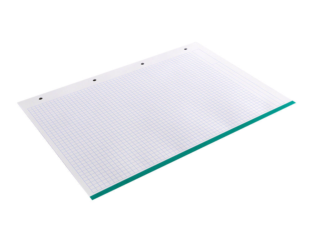 RECARGA A4 ANTARTIK 80 FOLHAS 90 GR QUADRICULA 5 MM 4 FUROS BANDAS DE 5 CORES PASTEL