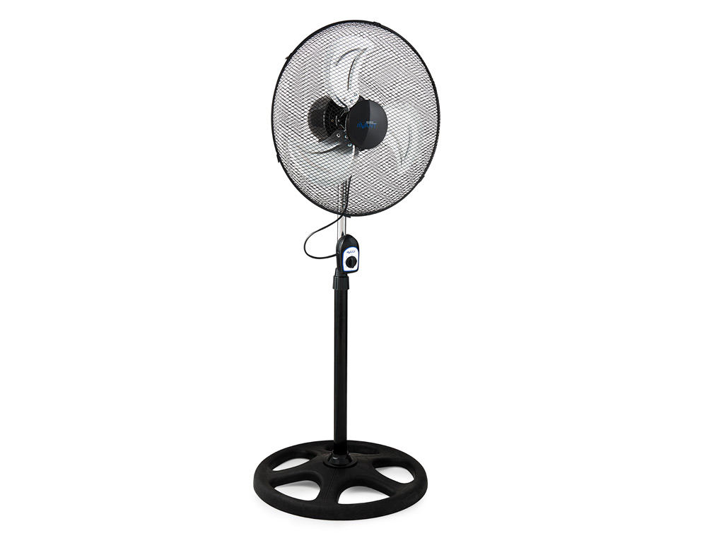 VENTILADOR DE PE AVANT 3 VELOCIDADES CABECA RECLINAVEL OSCILANTE 120 DIAMETRO 450 MM COR PRETO