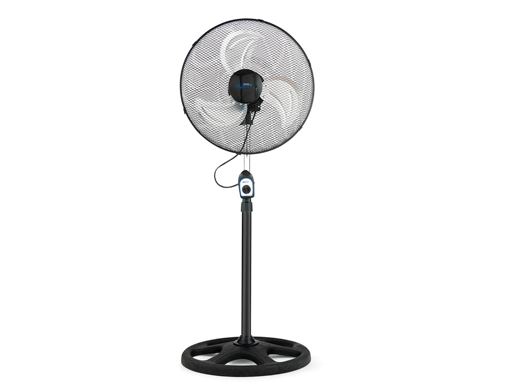 VENTILADOR DE PE AVANT 3 VELOCIDADES CABECA RECLINAVEL OSCILANTE 120 DIAMETRO 450 MM COR PRETO