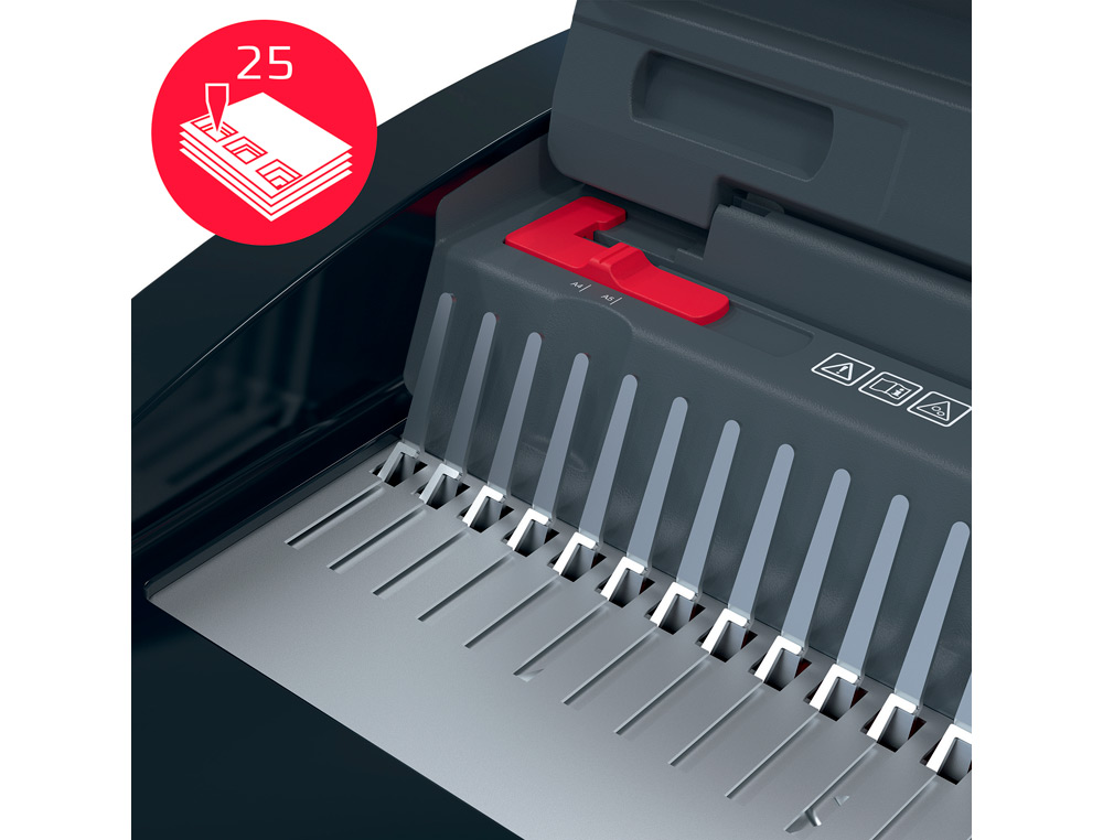 ENCADERNADORA ELETRICA PARA ESPIRAL GBC COMBBIND CB25E PERFURA 25 FOLHAS TAMANHO A4/A5 ENCADERNA 390 FOLHAS