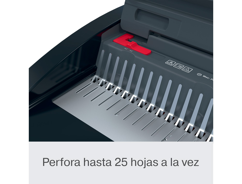 ENCADERNADORA ELETRICA PARA ESPIRAL GBC COMBBIND CB25E PERFURA 25 FOLHAS TAMANHO A4/A5 ENCADERNA 390 FOLHAS