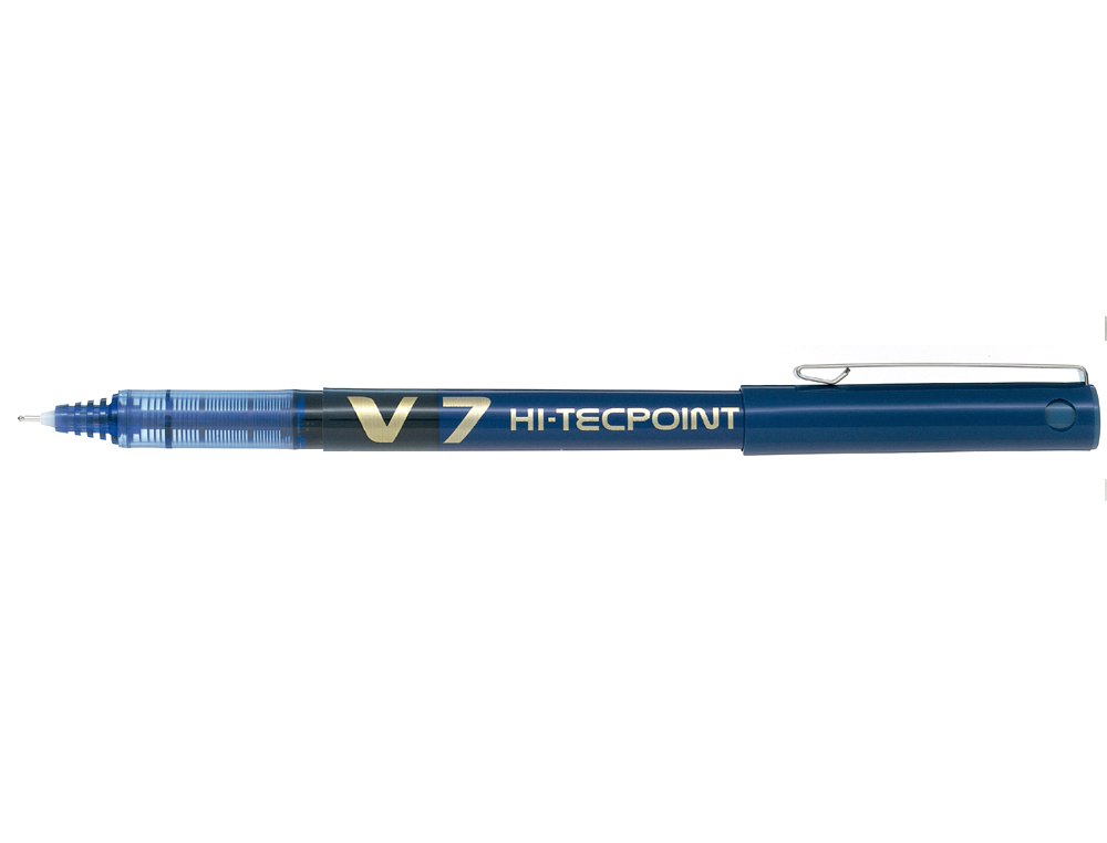 MARCADOR PILOT PONTA FINA V-7 AZUL 0.7 MM