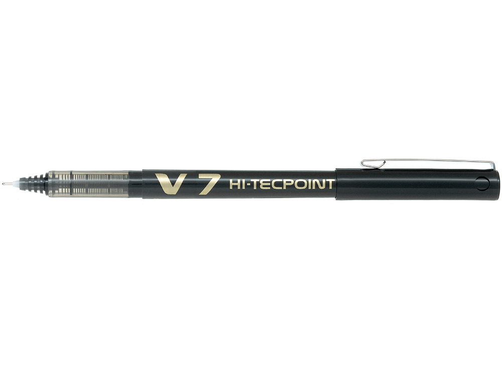 MARCADOR PILOT PONTA FINA V-7 PRETO 0.7 MM