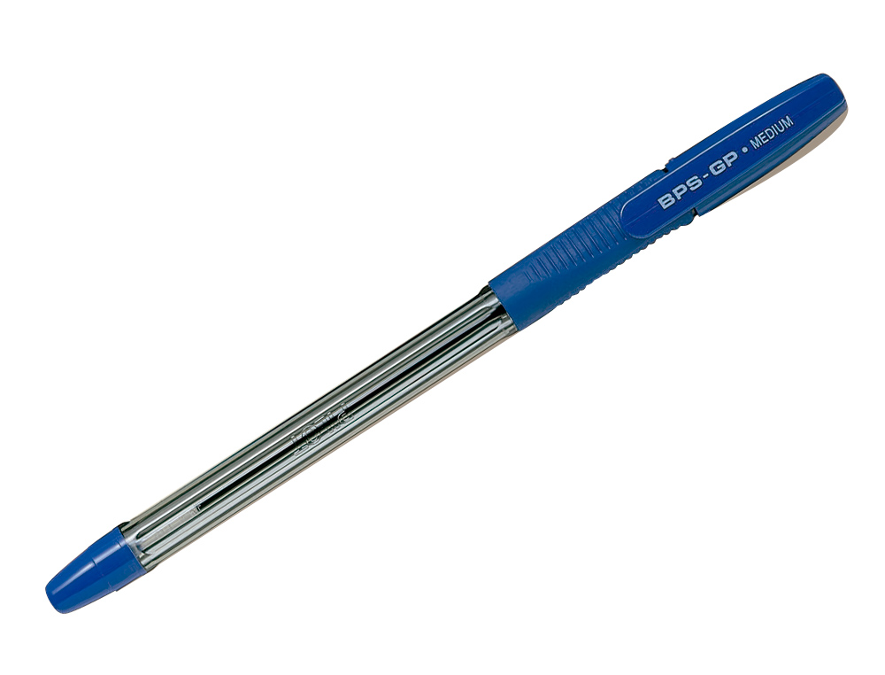 ESFEROGRAFICA PILOT BPS-GP AZUL -COM GRIP-TINTA BASE DE OLEO -COM TAMPA