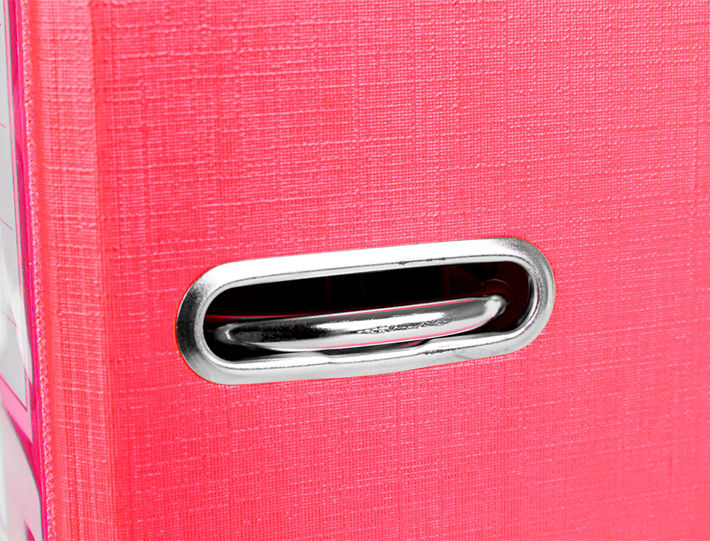 PASTA DE ARQUIVO DE ALAVANCA LIDERPAPEL DOCUMENTA PVC FOLIO LOMBADA 75 MM VERMELHO